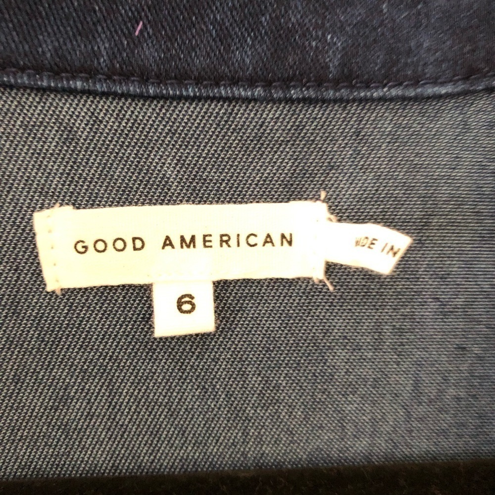 Good American Blue Denim Jumpsuit 6 3X 22/24 - Picture 8 of 14